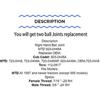Thaekuns 923-0448 923-0448A 723-0448 723-0448A Tractor Ball Joints Fits for MTD Cub Troy Bilt Huskee,Toro