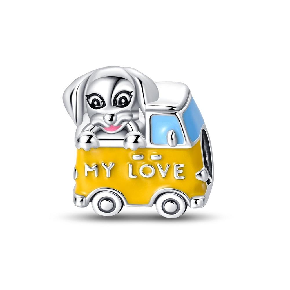 2026 Romantic Around The World Car Hot Air Balloon Charm Charm Charm Beaded DIY Jewelry Accessories Bracelet 925 Silver