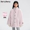 Теплая утолщенная куртка для девочек BARRY BANNY из искусственной овчины