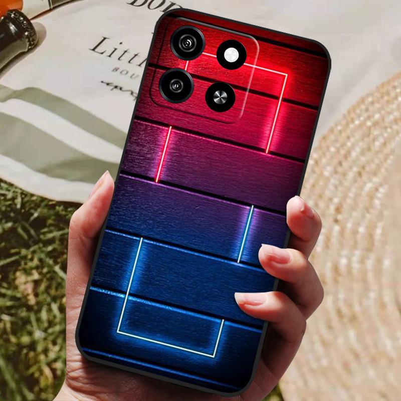 Чехол для ZTE Blade A35 BladeA35 BladeA55 Роскошный Расписной Силиконовый Задний Чехол для ZTE Blade A55 Чехлы Защитный Корпус Capas