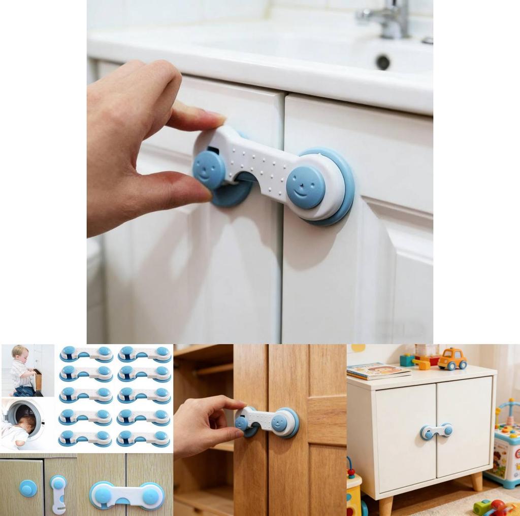 Child Safety Lock For Cabinets And Drawers Invisible Lock For Babyproofing Household Security