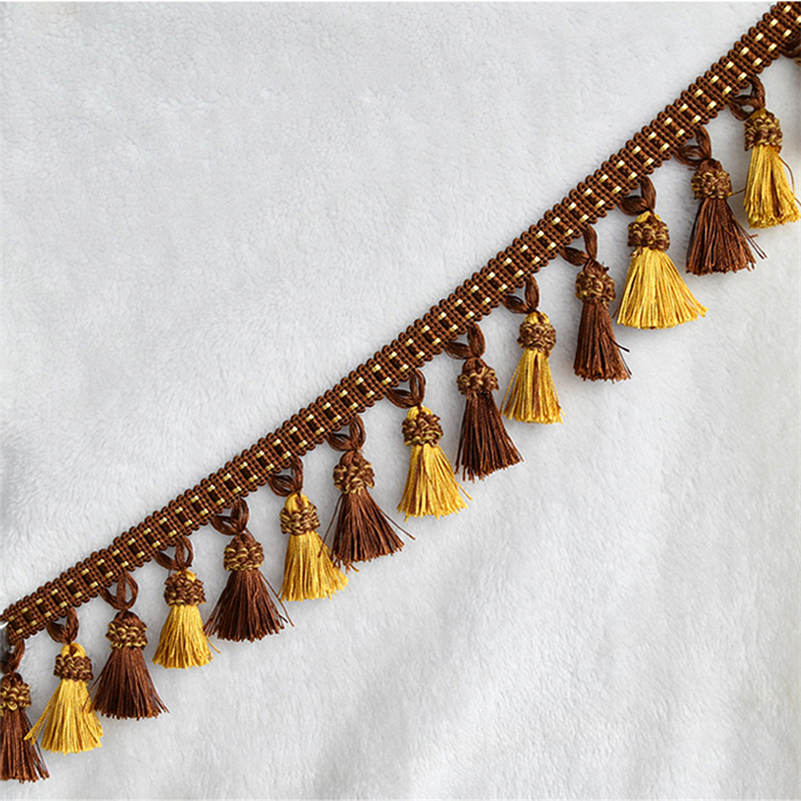 1 метр занавески украшение дома кисточка ремесло красочная бахрома отделка кружевная лента обивка