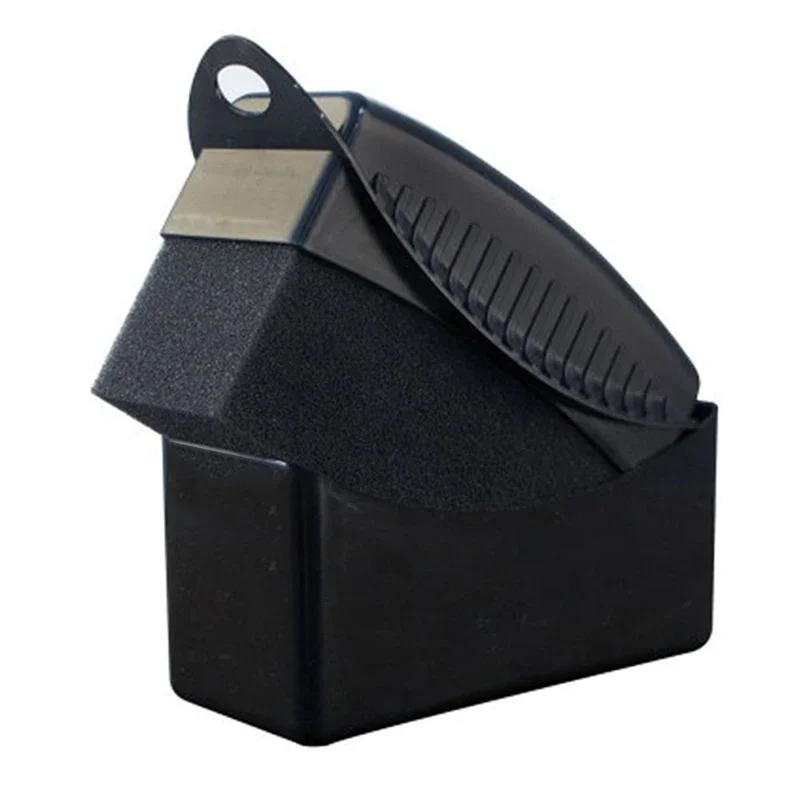 Car Wheel Polishing Waxing Sponge Brush With Cover ABS Washing Cleaning Tire Contour Dressing Applicator Pads Detail Accessories