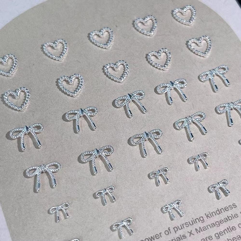 10Pcs/Bag Mini Love Nail Decals Alloy Manicure Accessories DIY Manicure Designs Supplies