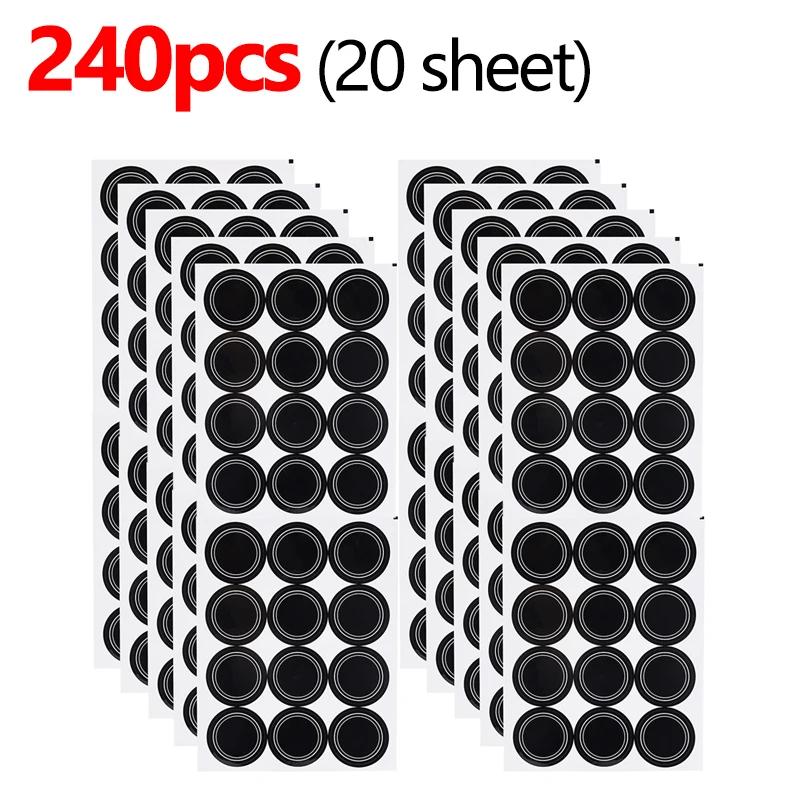 60/240 шт. этикетки для банок со специями наклейки для бутылок с приправами этикетки для стеклянных контейнеров с ингредиентами для приправ кухонные принадлежности