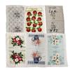 1Pc 41x64cm Thicken Flower Fruit Printed Cotton Kitchen Tea Towel Dish Cleaning Cloth Table Napkins Cooking Tool