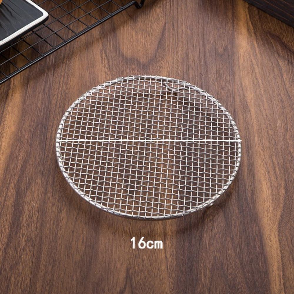 Полукруглая/Круглая сетка для жарки темпуры Прочная сетка для барбекю Новая сетка для сушки