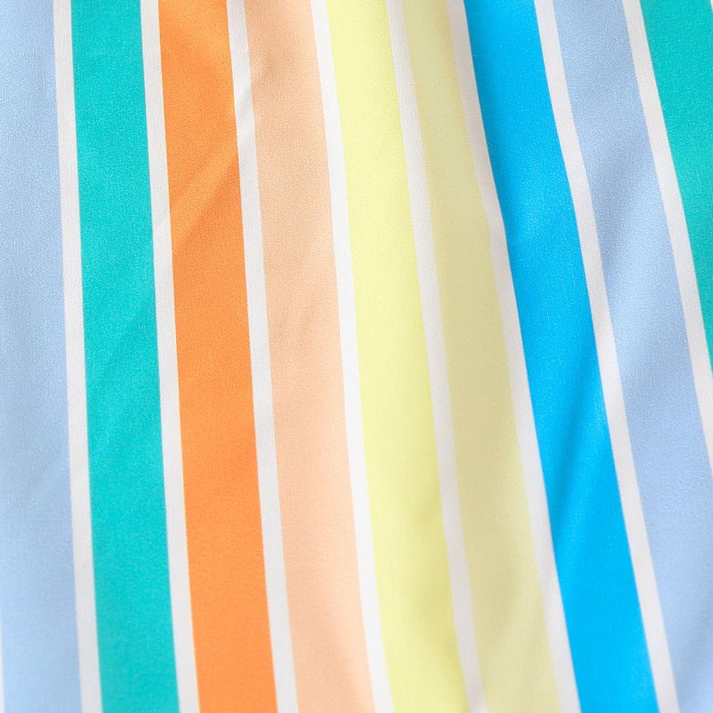 Платье-халтер в цветную полоску для девочек от 9 месяцев до 5 лет