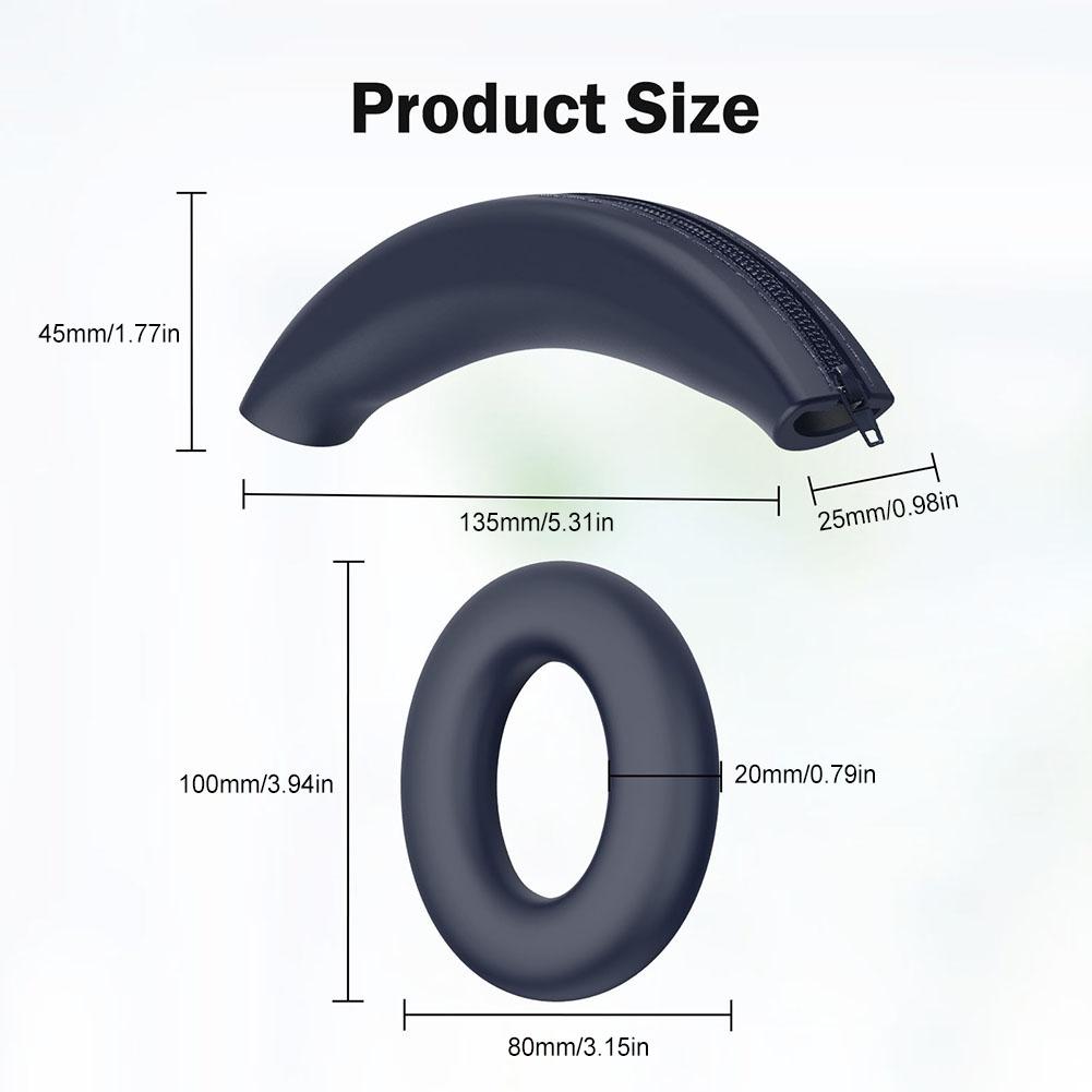 Силиконовый чехол для гарнитуры Sony ULT WEAR WH-ULT900N/WH-1000XM3/XM4 (Темно-синий)