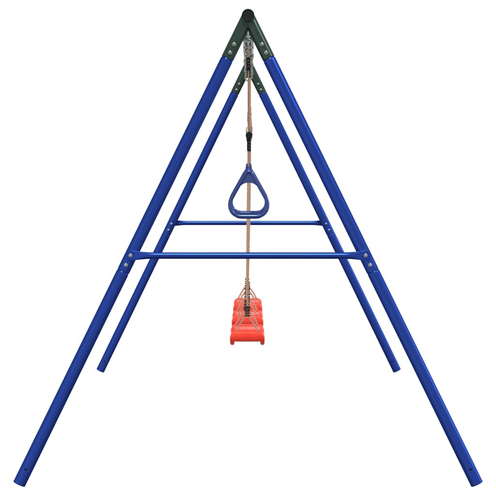 Swing Set with Swing Seats and Trapeze