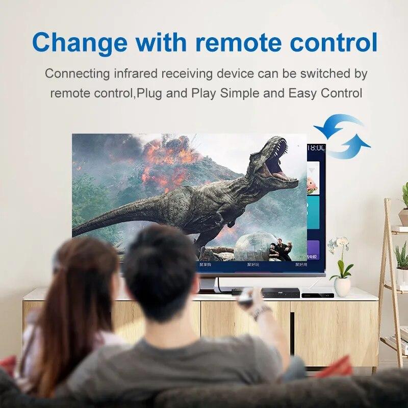 4K HDMI-сплиттер 5 входов 1 выход 5 портов 1x5 HDMI-переключатель видеораспределитель сплиттер для PS3/4/5 Xbox TV PC Laptop Monitor Projector