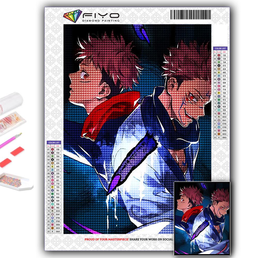 5D DIY Алмазная вышивка Дзюдзюцу Кайсен Алмазная картина Мозаика Украшение дома