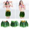 Stage Show Hawaiian Green Leaf Skirt Bonfire Party Prom Beach Holiday Costumes
