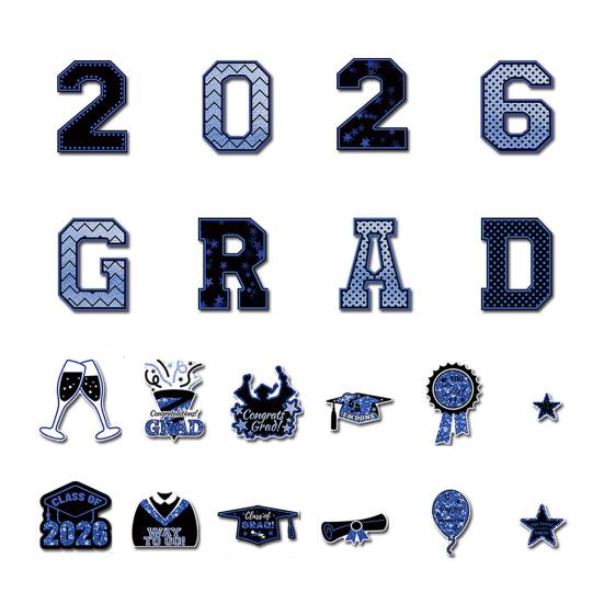 2026 Graduation Magnetic Car Decals Waterproof Graduation Car Magnets Fade-Resistant Reusable Party Decor for Vehicles