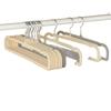 Special Plastic Hanger for Flocking Pants Rack Organization, Anti-slip and Seamless Pants Hanging Rack for Home Use