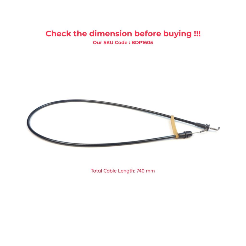 BDP1605 Side Sliding Door Lock Release Cable for VW Caddy MK3 2K 2C 2004-2015 2K5843653C