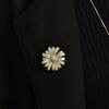 Daisy Brooch High-End Women'S Small Suit Corsage Simple And Generous Luxury Neckline Decorative Pin Summer Anti-Light Buckle