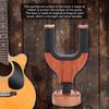 Настенный держатель-вешалка для гитары   Деревянное основание Пластиковый резиновый крючок Корпус (Желтый цвет дерева)