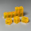 Прозрачные строительные блоки 1x1 с высоким отверстием - Мелкие детали MOC для демонстрационных стен
