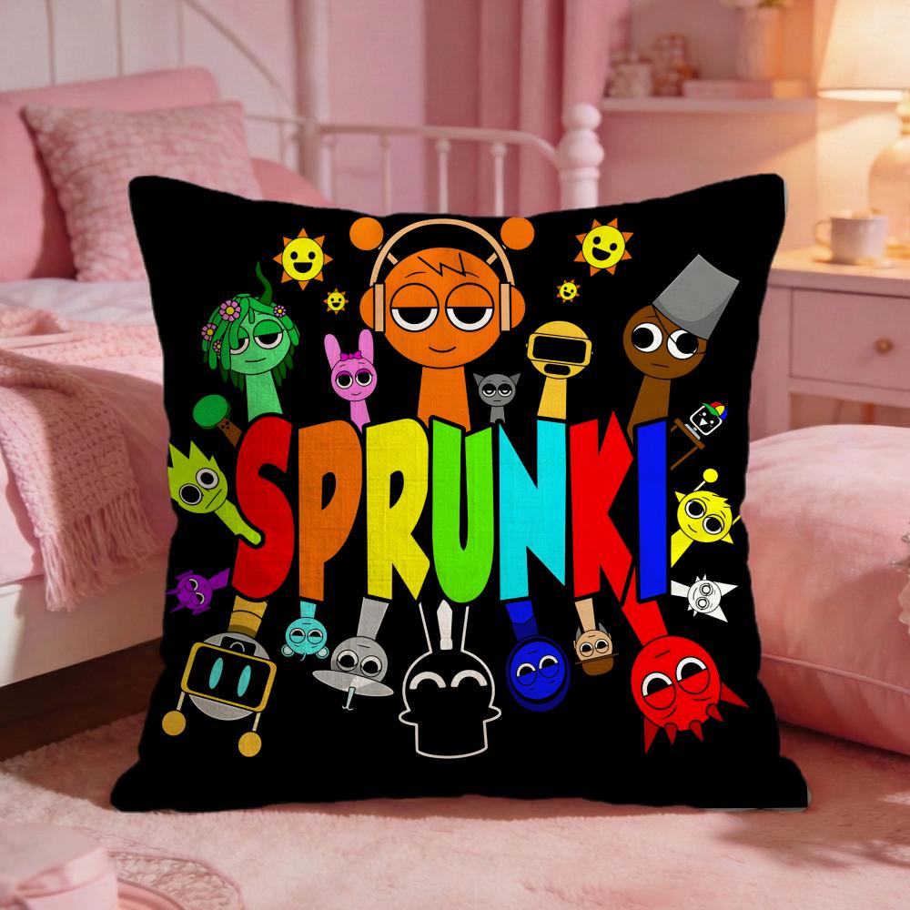 SSprunkis Classic Game Cushion Cover Premium Comfort Reversible Pillow Cove Two In One Design For Any Room Car Interior