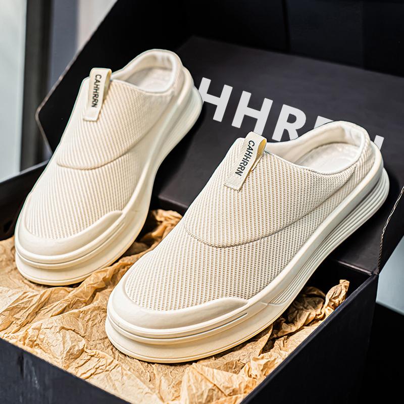 Модные мужские тапочки CYYTL, повседневная летняя уличная обувь, дышащие кроссовки, для ходьбы, для хайкинга, роскошные дизайнерские модные лоферы, домашние шлепанцы