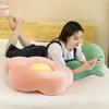 Long Flower Plush Body Pillow Large Cute Sunflower Cushion Sofa Decorative Stuffed Body Pillow Sleeping Back Cushion Decoration