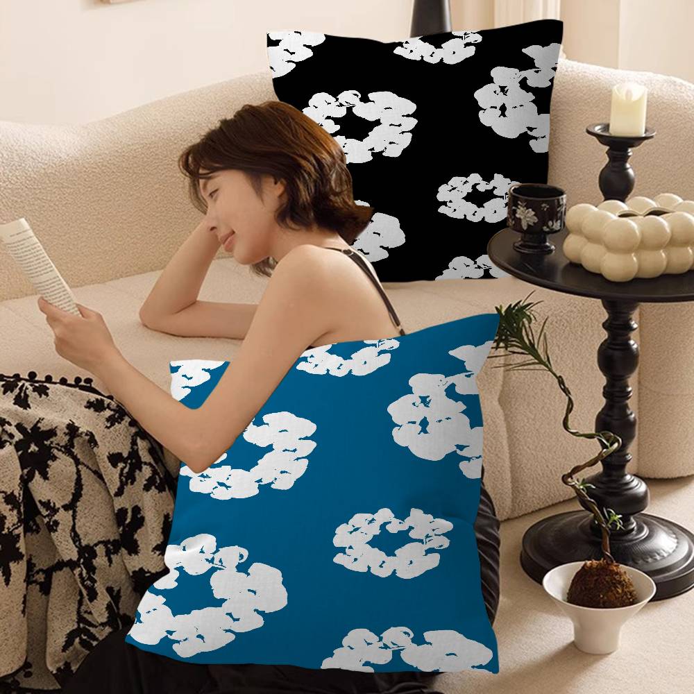 Роскошный D-Деним T-Tears Наволочка Подушка-игрушка для дивана автомобиля Рождественский подарок 40x40см 45x45см