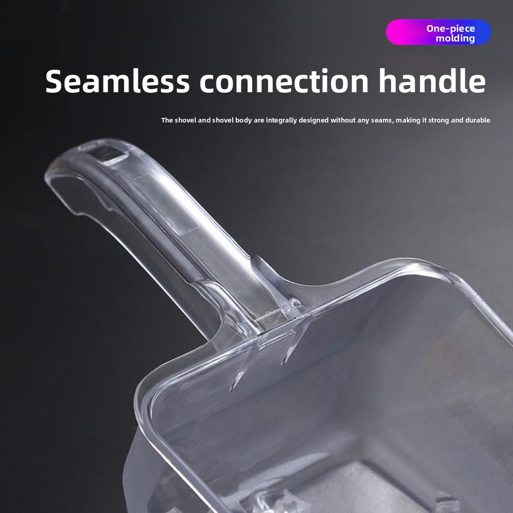 Transparent Pc Ice Scoop,Plastic Ice Shovel/Food Scoop,Thickened Drop-Resistant Ice Extraction Tool,Multi-Purpose Food Tools