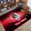 Custom Rug AZ Alkmaar Pattern Print Name Text Soft Non‑Slip Floor Carpet for Home Indoor Decoration
