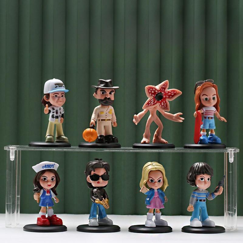 3,5-дюймовая фигурка незнакомца Стив Демогоргон Ужасные цветы Вещи Модель Орнамент Фигурки с подставкой