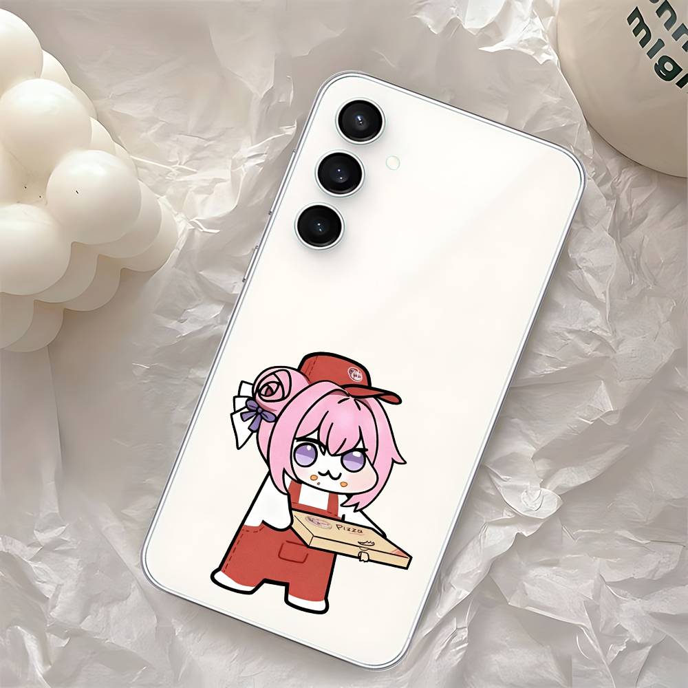 Cute D-doro Nikke Doro Phone Case For Samsung Galaxy S21 S22 S23 S24 S25ULTRA FE Ultra Plus5G A52S Transparent Cover