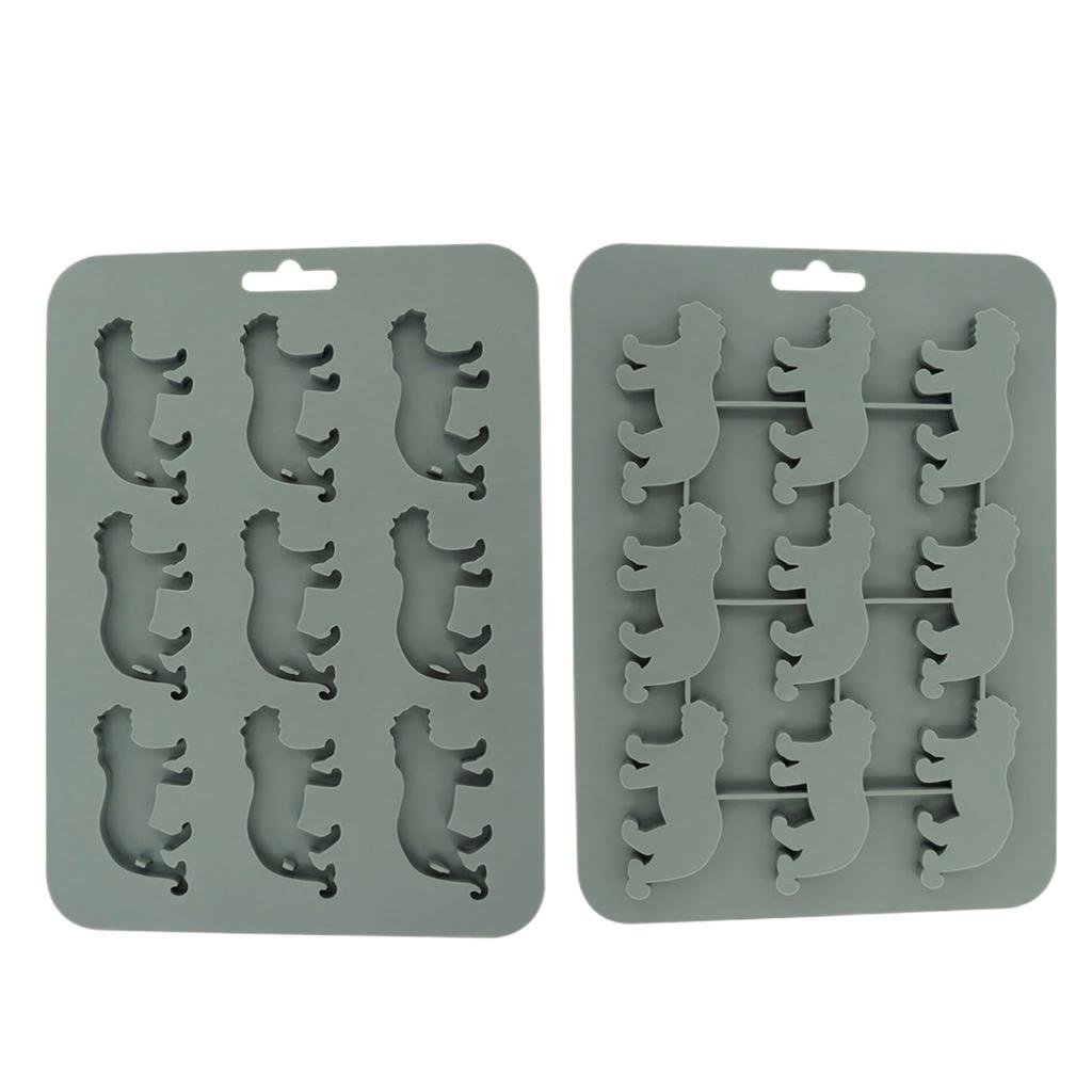 Animals Ice- Mold - Ocean Animals Turtle,Dolphins,Penguins,Silicone Mold For Baking Muffin Cake, Chocolate,Candy, Soap