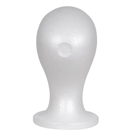Foam Mannequin Head for Wig Display Female Mannequin Stand Holder Lightweight Foam Head Model for Hair Styling Hat Making And Cosmetology Practice