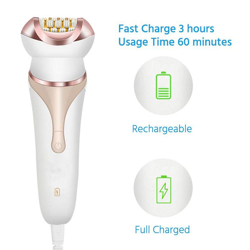 Электрический женский эпилятор 5 в 1, беспроводной эпилятор для женщин, удаление волос, депиляция лица, женская бритва