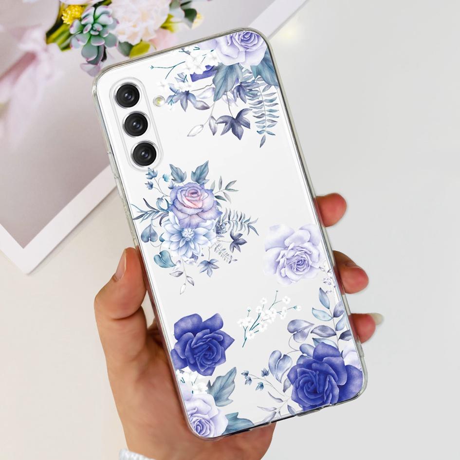 For Samsung A04s Case A047 SM-A047F Stylish Flower Printed Funda Soft Cases For Samsung Galaxy A04s A13 5G SM-A136B Bumper A 04s