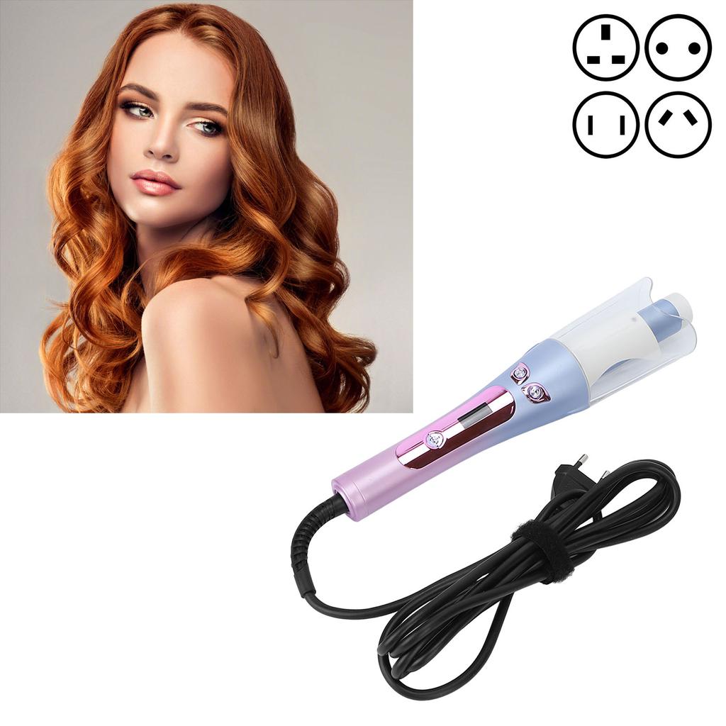 Curling Iron Portable Gradient Color Smart Wet Dry Dual Use Automatic Hair Curler 100-240V