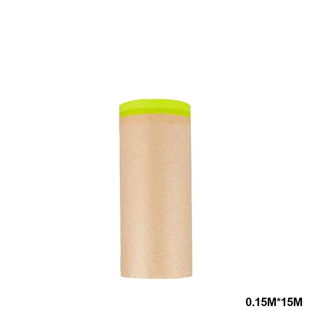 Автомобильная покраска с помощью распылительной ленты Маскирующая бумага Самоклеящаяся настенная обработка Покрытие для маскировки Защитная бумага для стен Защитник