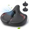 Thickened High Elasticity Bike Saddle Soft Waterproof PU Pad Road Bicycle Seats Comfort Breathable