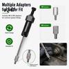 Heavy Duty Maintenance Tool Grease Fitting Cleaning Tool, Clears Clogged Fittings by Hydraulic Pressure, Industrial Lubricant Flow