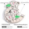 Heart Cat Dog Owl Oil Drop Ocean Style Pendants 18K Gold Plated Stainless Steel Charms Fashion Jewelry Gold Pendants