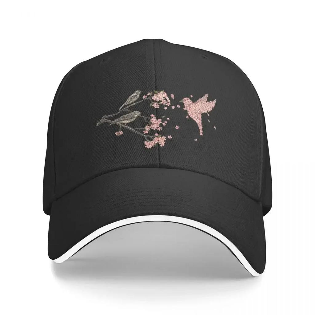 Blossom Bird Cap Fashion Casual Baseball Caps Adjustable Hat Hip Hop Summer Unisex Baseball Hats Customizable Polychromatic