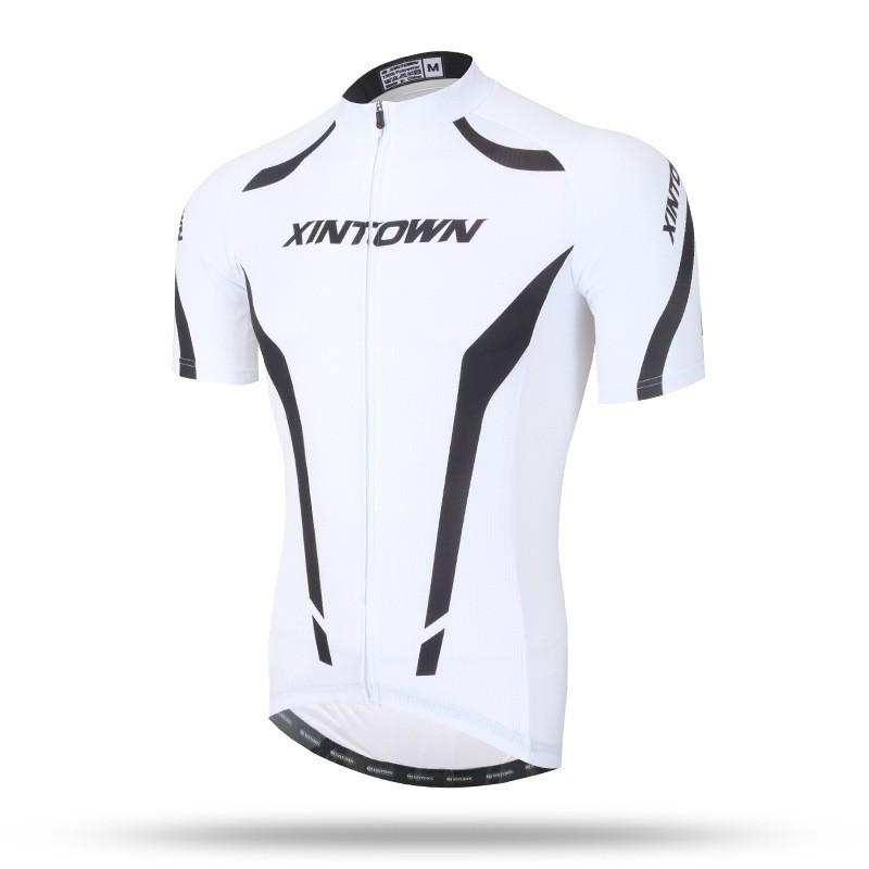 Mens Cycling Jersey Short Sleeve Performance Top Breathable Fit Bike Riding Apparel