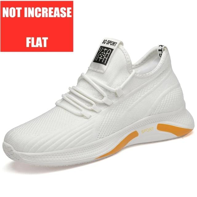 Casual Lift Sneakers Men Elevator Shoes Height Increasing Shoes for Man Insoles 6CM Hidden Heels Sports Inner Heightening Shoes