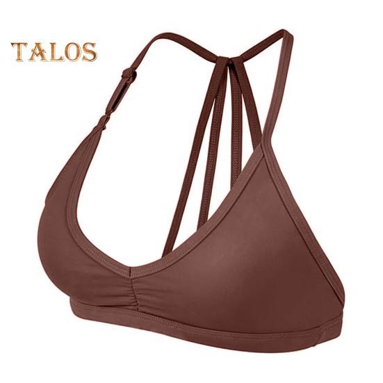 Женский спортивный бюстгальтер со съемными бретельками, беспроводной, с бретельками, спинка-борцовка, лифчик для йоги и фитнеса, быстросохнущий, без косточек, укороченный топ для тренировок в спортзале