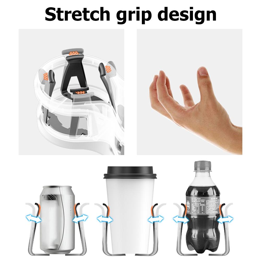 Two-Hole Car Multi-function Coke Bottle Holder Instrument Panel Cup Holder Double Hole Water Bottle Support Auto Accessories