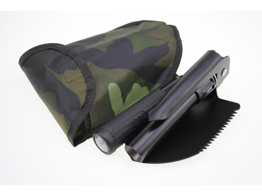 Компактная многофункциональная складная лопата/кирка для кемпинга на открытом воздухе и инженерных работ