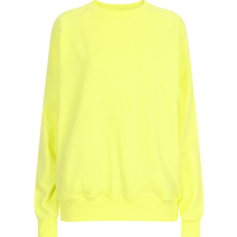 Shop Women Round Neck Stitch Pocket Raglan Sweatshirt Tee Dai Wsh 20327 White