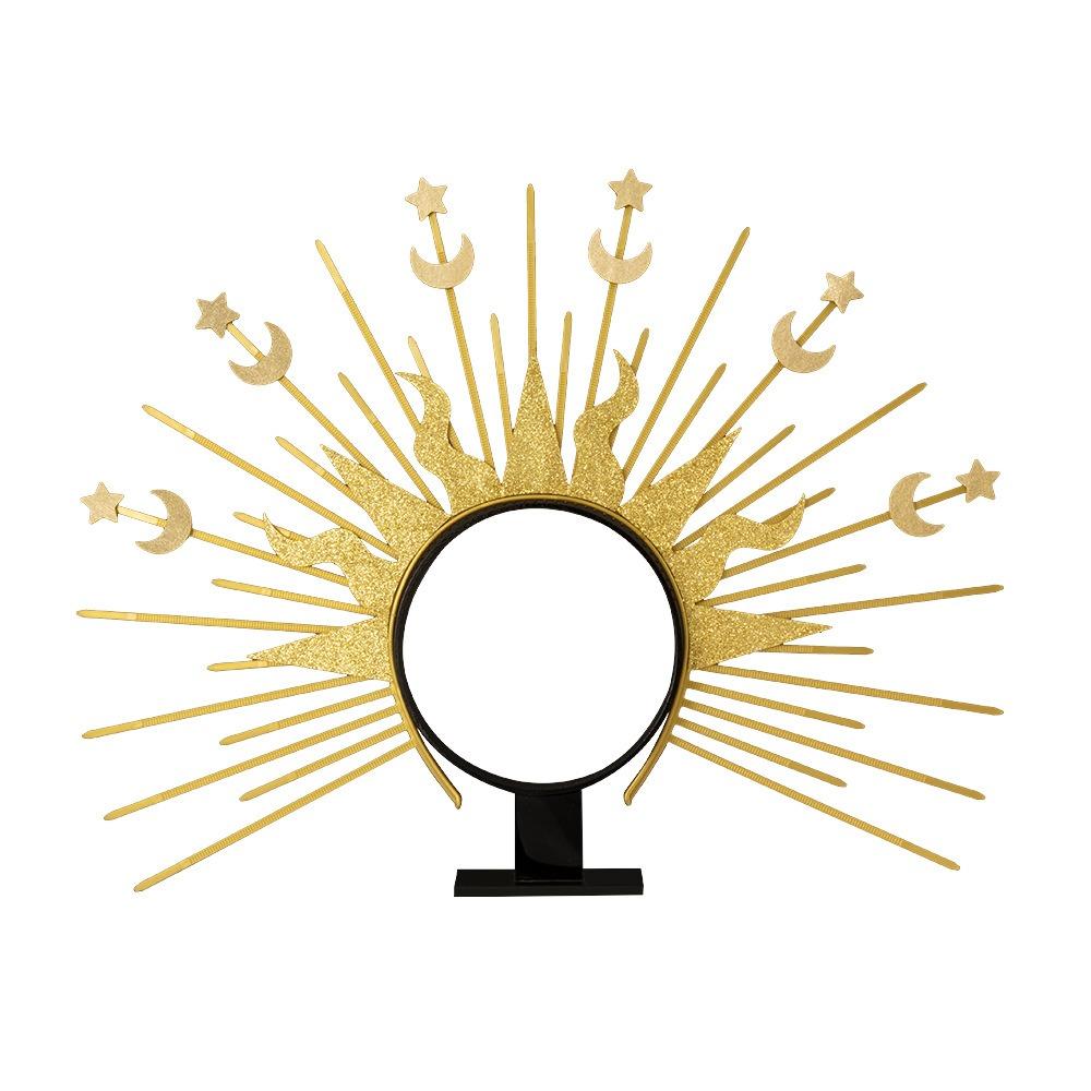 Sun God Halo Headband Star Tiara Headdress Fashion Halloween Headband Ladies/Girls