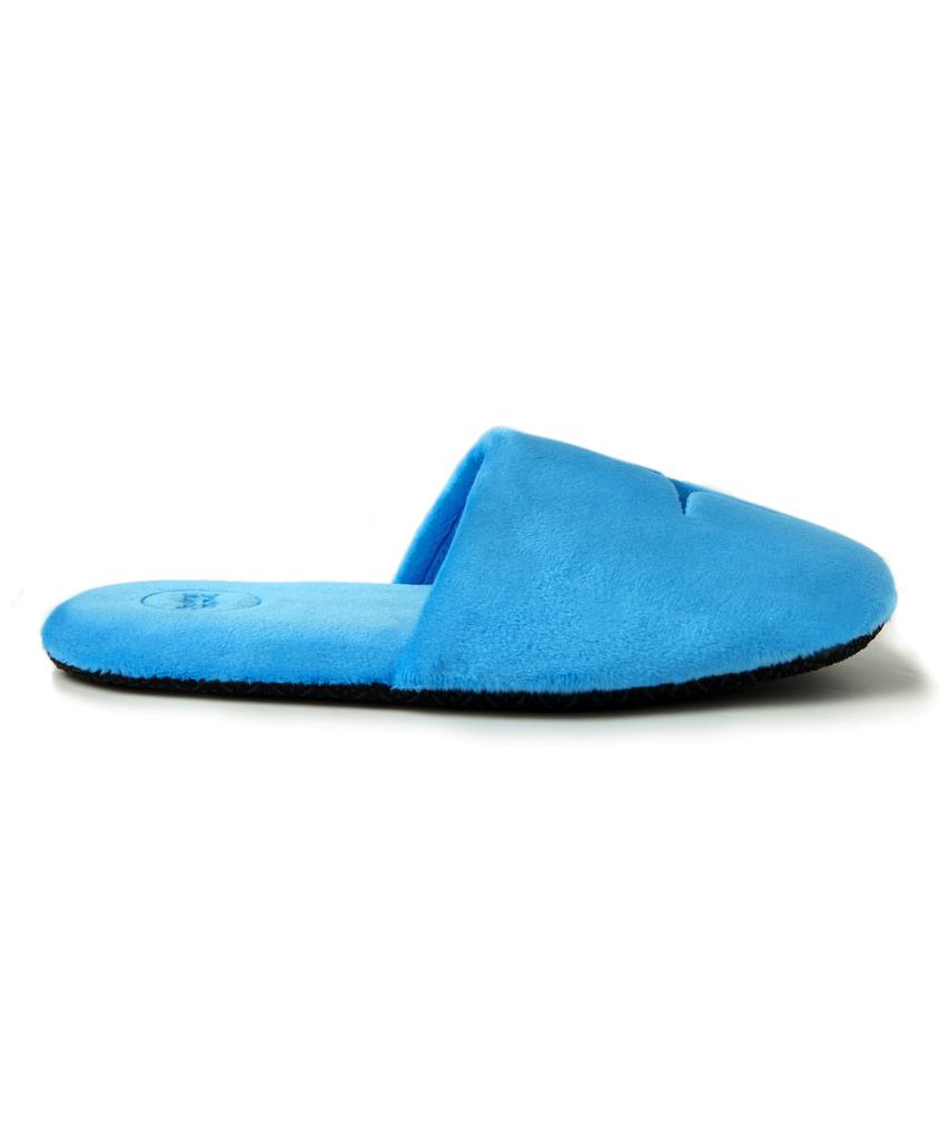 Frankly [Box Package] Velboa Washable Home Office Room Slippers, Water Blue