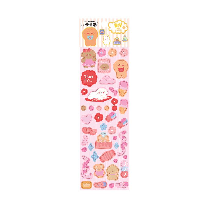 2 Sheet Creative Student Notebook Decoration Stickers